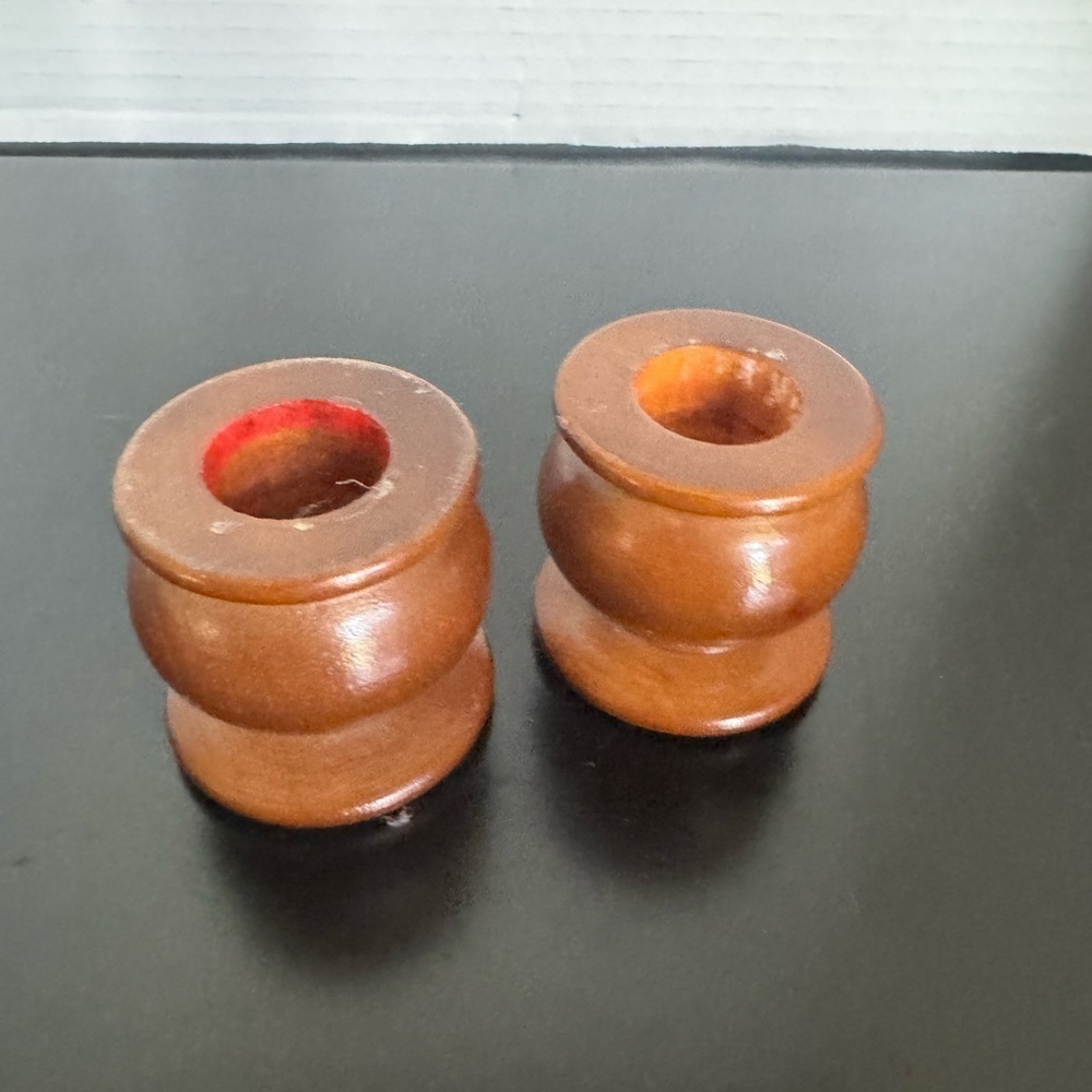 Wooden Candle Holders